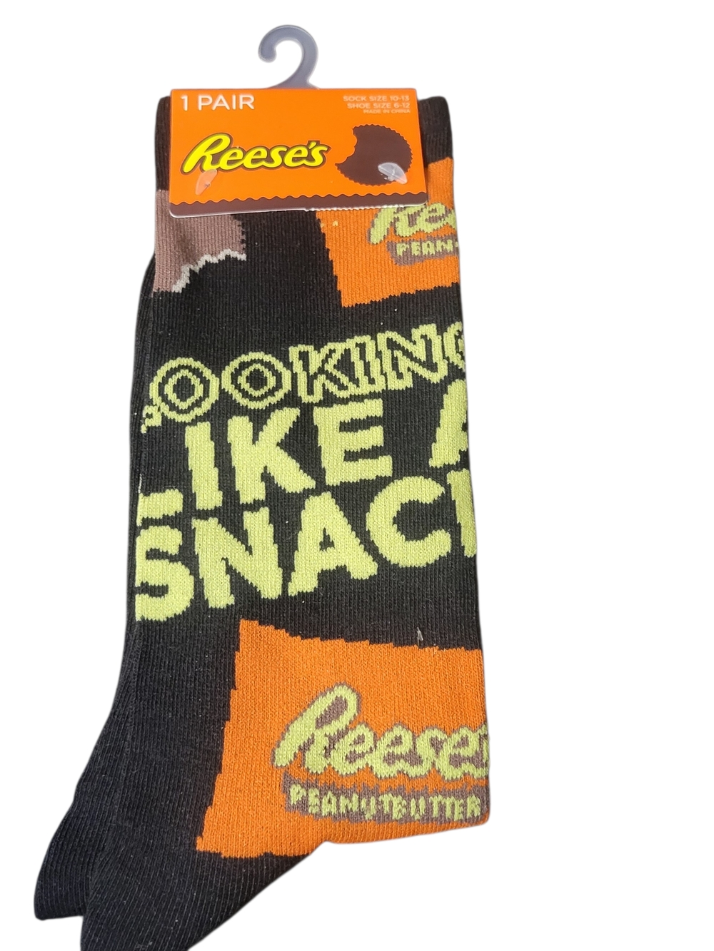 Reese's "Looking Like A Snack" Novelty Socks